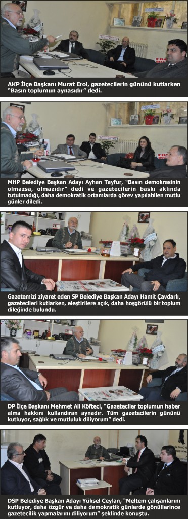 10 Ocak ziyaretleri